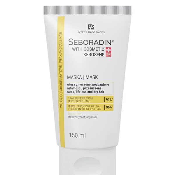 Maska do suchych, osłabionych włosów Seboradin z Naftą Kosmetyczną 150 ml