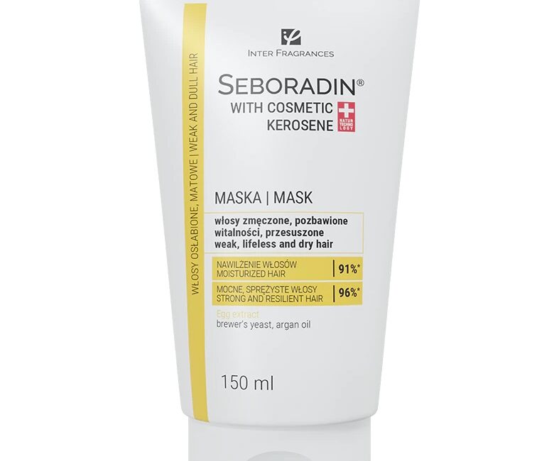 Maska do suchych, osłabionych włosów Seboradin z Naftą Kosmetyczną 150 ml