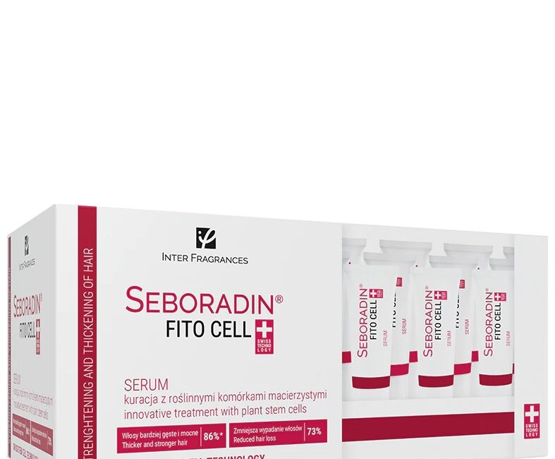 Serum stymulujące wzrost włosów z komórkami macierzystymi Seboradin FitoCell 15 x 6 g