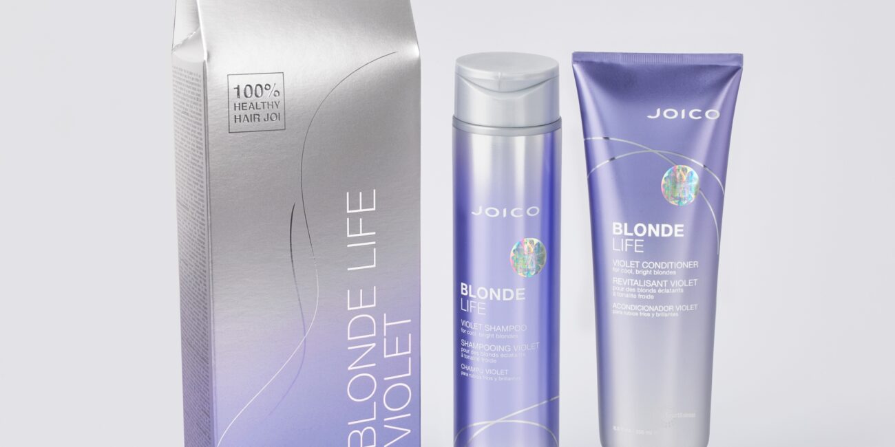 Zestaw JOICO Blonde Life Violet - szampon + odżywka