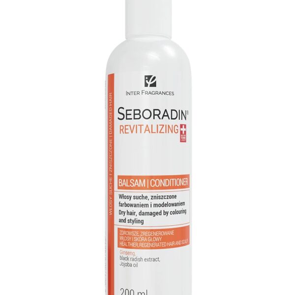 Balsam do włosów suchych, zniszczonych farbowaniem i modelowaniem Seboradin Regenerujący 200 ml
