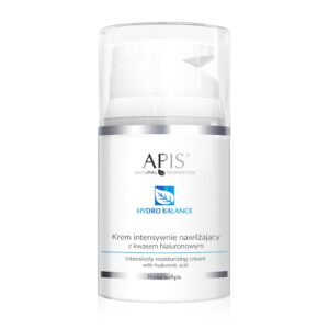 Krem intensywnie nawilżający z kwasem hialuronowym - Apis Hydro Balance Home Terapis - 50 ml