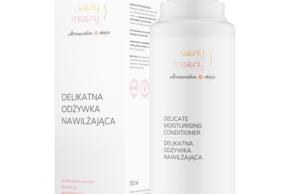 Delikatna nawilżająca odżywka do włosów eeny meeny 200 ml