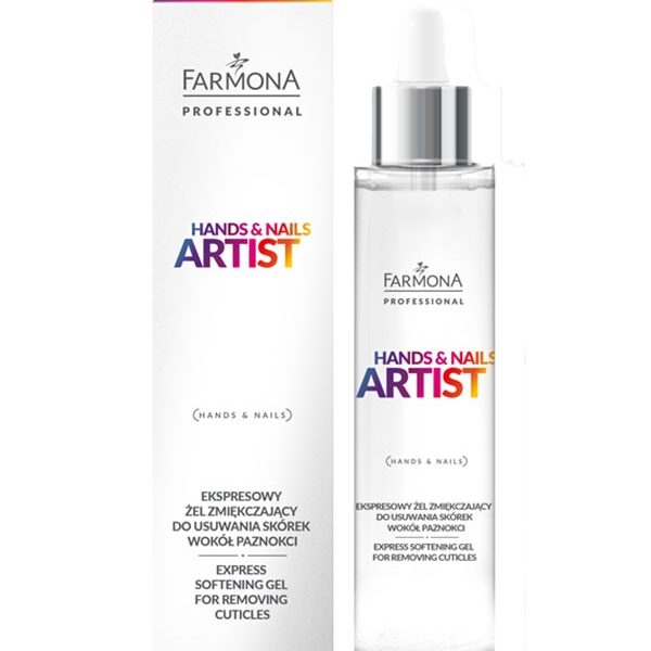 Ekspresowy żel zmiękczający do usuwania skórek wokół paznokci Farmona Hands & Nails Artist 50ml