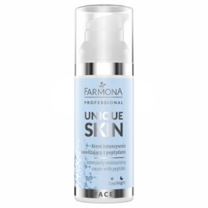 Krem intensywnie nawilżający z peptydami - Farmona Unique Skin - 50ml