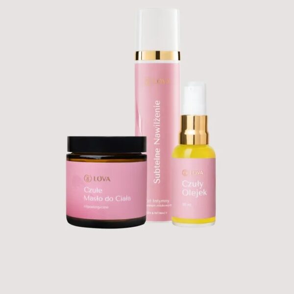 Żel Intymny, Olejek oraz Masło Ciała które otulą Twoją skórę czułością