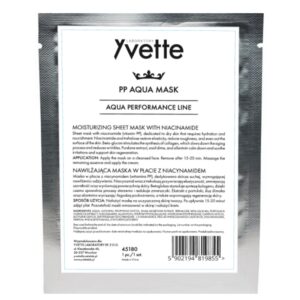 Nawilżająca maska w płacie z niacynamidem - Yvette PP Aqua Mask - 1 szt.