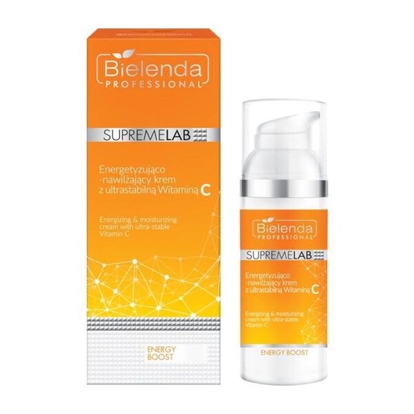 Energetyzująco-nawilżający krem ze stabilną witaminą C Bielenda Supremelab Energy Boost 50 ml