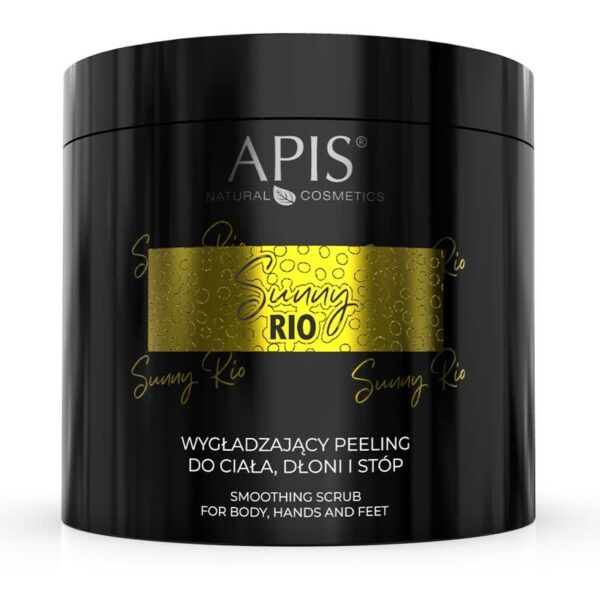 Wygładzający peeling do ciała, dłoni i stóp - Apis Sunny Rio - 700 g