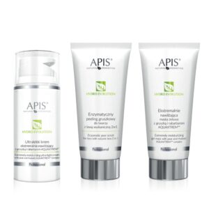 Zestaw kosmetyków Apis Hydro Evolution krem, peeling enzymatyczny, maska żelowa