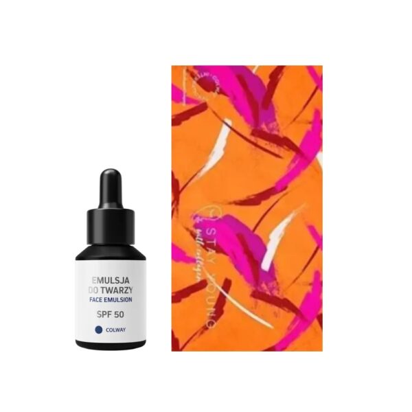 Emulsja Do Twarzy SPF50 + Ręcznik Kąpielowy GRATIS - Zestaw Na Lato