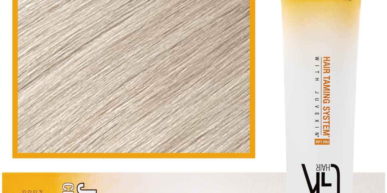 GK Hair Juvexin - farba do koloryzacji włosów z keratyną, 100ml 10,1 | Platynowy Popielaty Blond