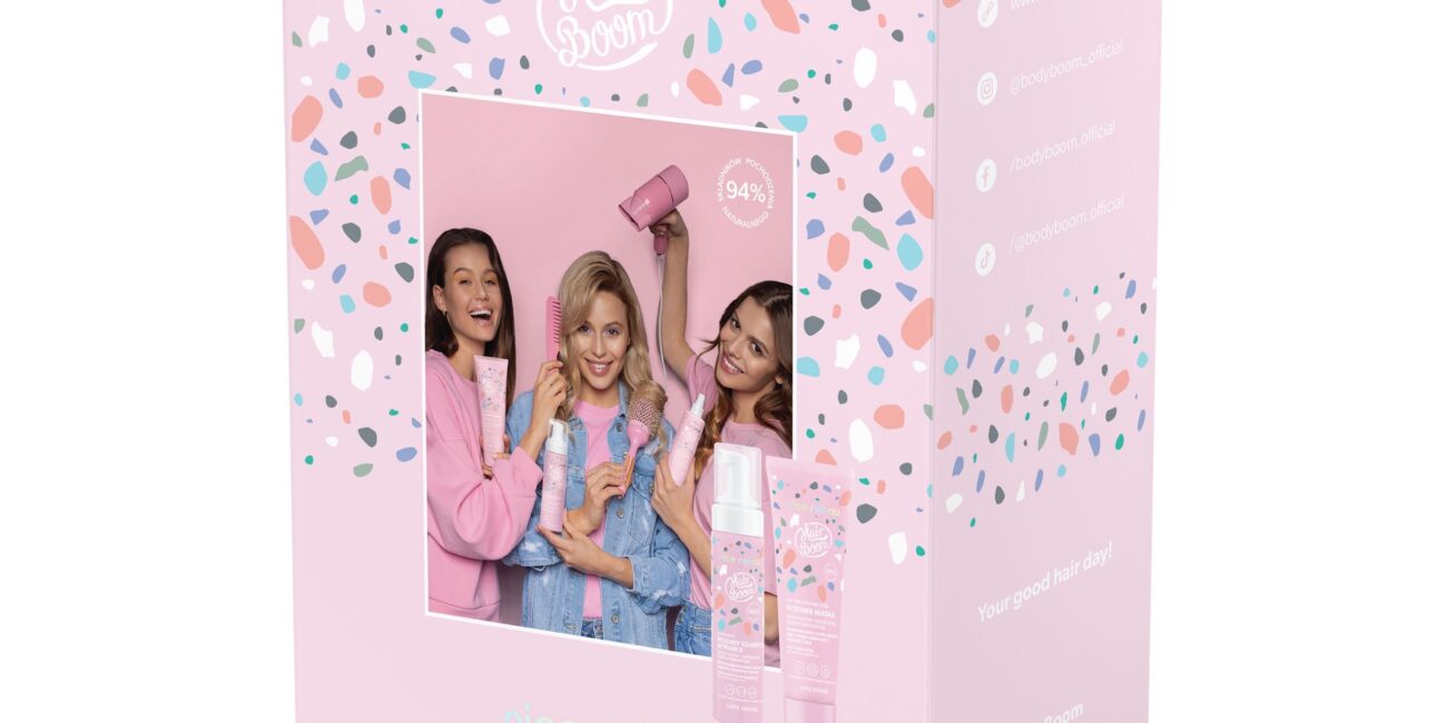 HairBoom Zestaw Prezentowy HairBoom Rice Rehab (Maska + Szampon)