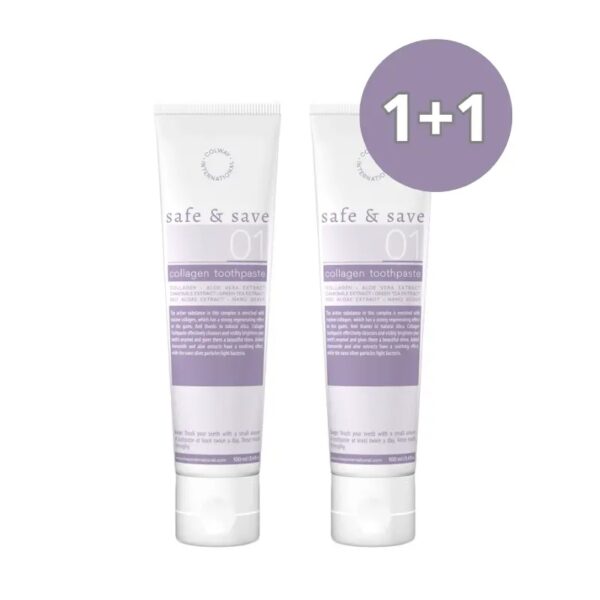 Zestaw Pasta do zębów z kolagenem 1 + 1 gratis