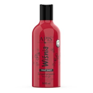 Wiśniowy żel pod prysznic - Apis Fruit Shot - 500 ml