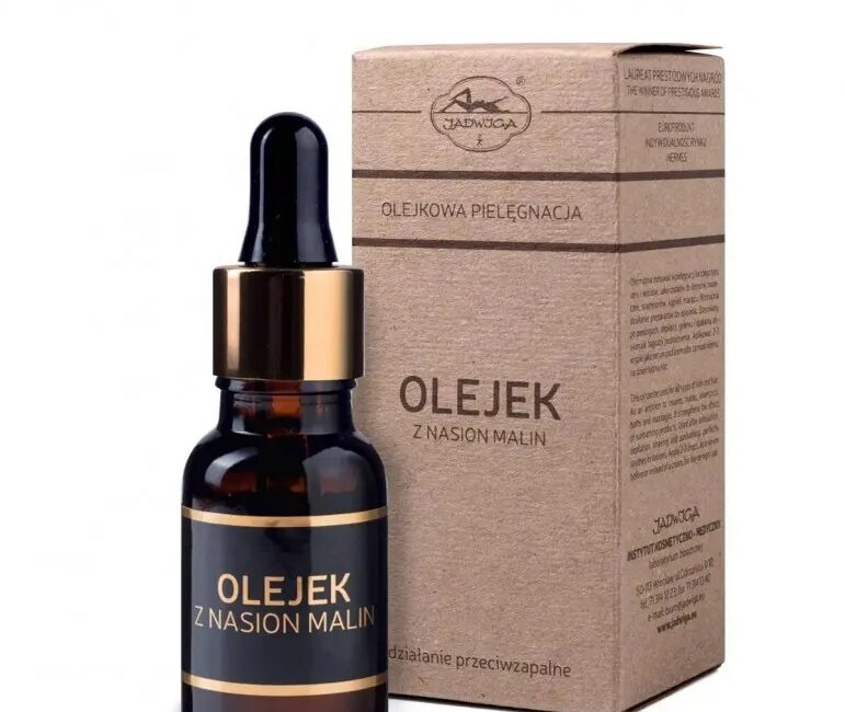 Olejek z nasion malin Jadwiga 18 ml