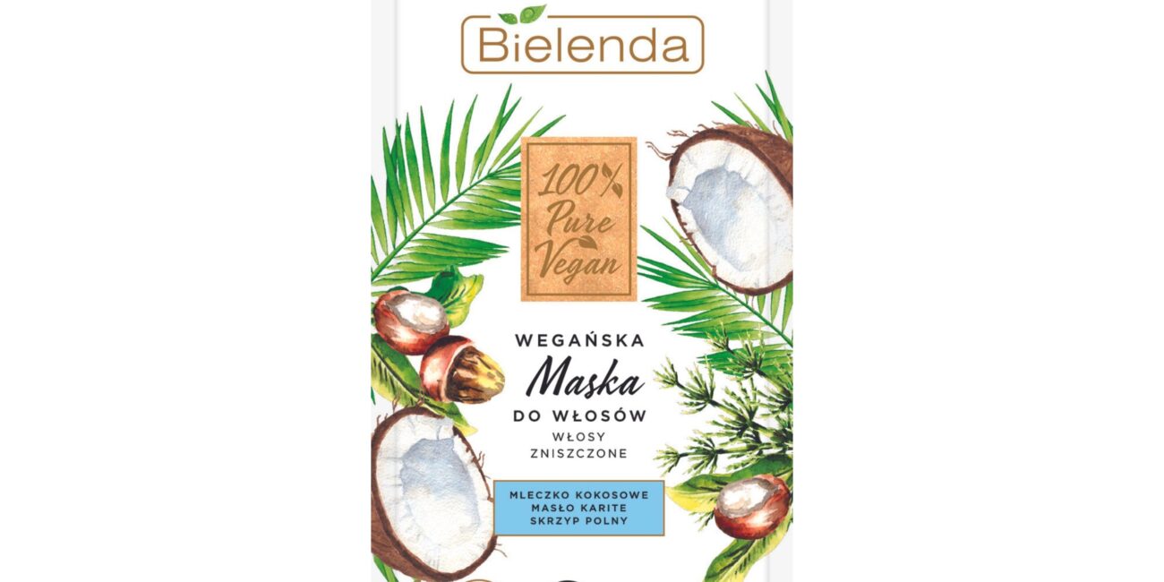 Bielenda Wegańska maska do włosów - WŁOSY ZNISZCZONE