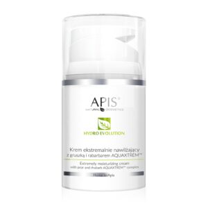 Ekstremalnie nawilżający krem z gruszką i rabarbarem AQUAXTREM™ - Apis Home Terapis - 50 ml