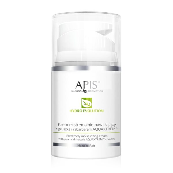 Ekstremalnie nawilżający krem z gruszką i rabarbarem AQUAXTREM™ - Apis Home Terapis - 50 ml