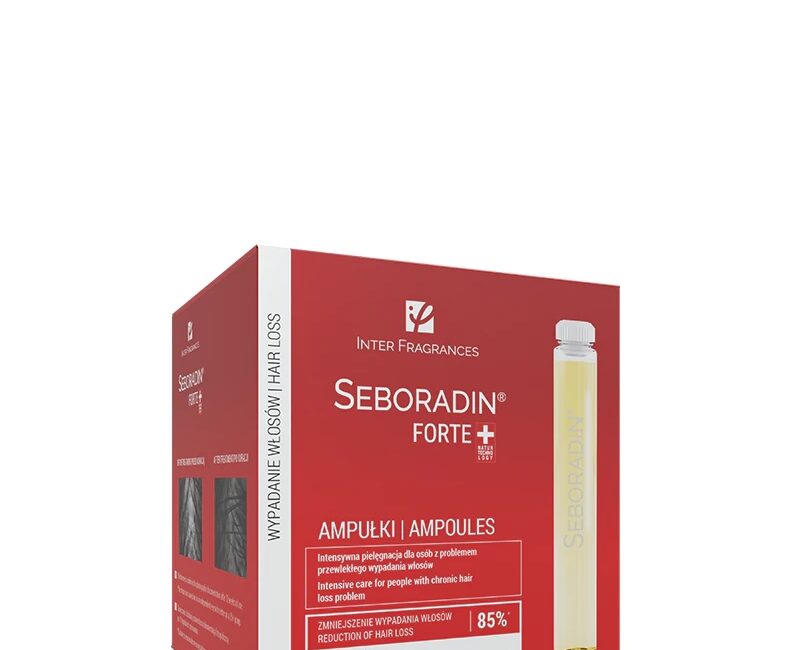 Ampułki przeciw wypadaniu włosów Seboradin Forte 7 x 5,5 ml