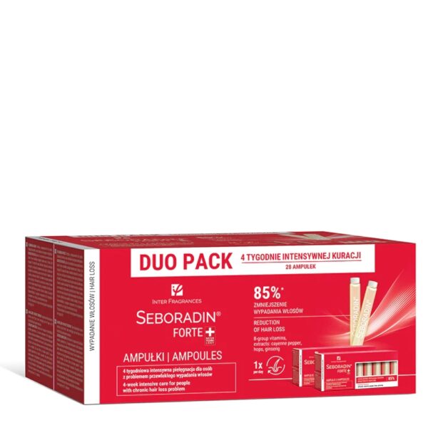 Duopack ampułki przeciw wypadaniu włosów Seboradin Forte 28 x 5,5 ml