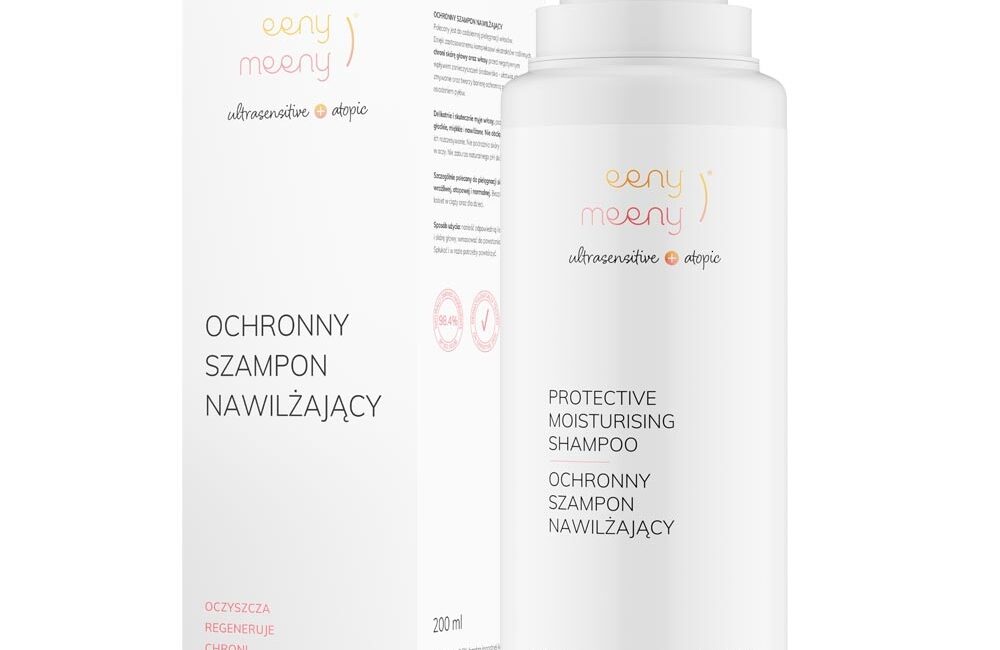 Naturalny ochronny szampon nawilżający do włosów eeny meeny 200 ml