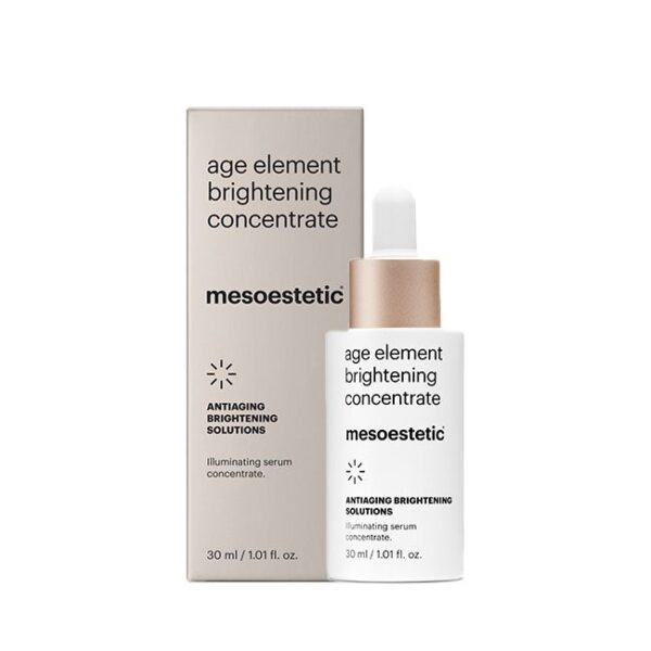 Skoncentrowane serum rozświetlające o działaniu antyoksydacyjnym - Mesoestetic Age Element Brightening Concentrate - 30 ml