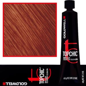 Goldwell Topchic - profesjonalna farba do włosów, 60ml 7OO@GK Pomarańczowy Złoty Miedziany