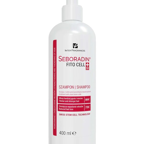 Szampon zagęszczający włosy z komórkami macierzystymi Seboradin FitoCell 400 ml
