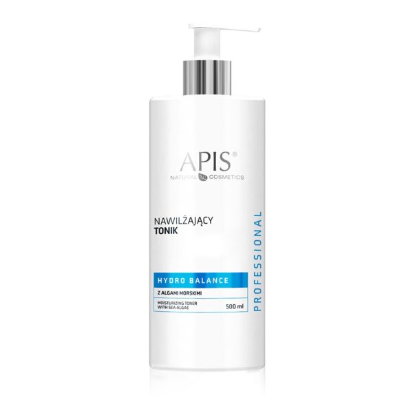 Nawilżający tonik z algami morskimi - Apis Hydro Balance - 500 ml