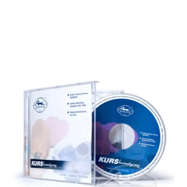 PŁYTA CD z trzema kursami kosmetycznymi firmy Jadwiga