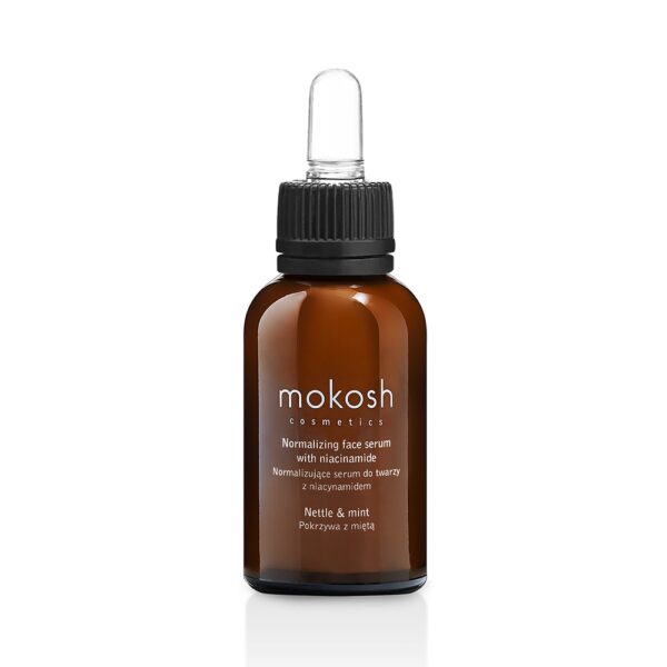Normalizujące serum z niacynamidem Pokrzywa z miętą - Mokosh - 30 ml