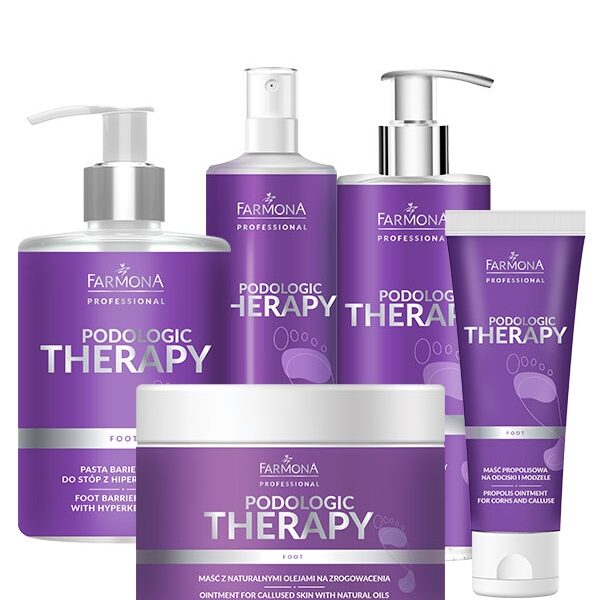 Zestaw kosmetyków do stóp na zrogowacenia, odciski i modzele - Farmona Podologic Therapy