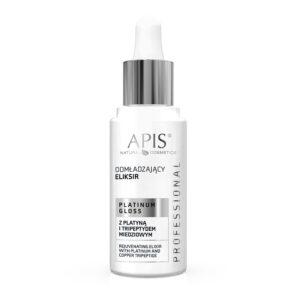 Odmładzający eliksir z platyną i tripeptydem miedziowym - Apis Platinum Gloss - 30 ml