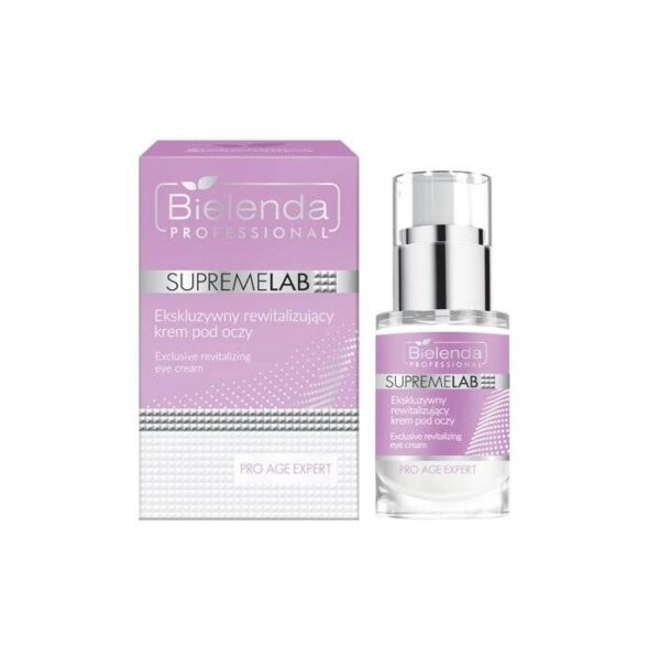 Ekskluzywny rewitalizujący krem pod oczy - Bielenda Supremelab Pro Age Expert - 15 ml
