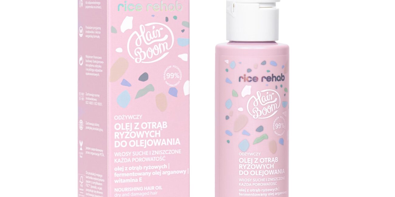 HairBoom Odżywczy olej z otrąb ryżowych do olejowania Wybitny Koneser