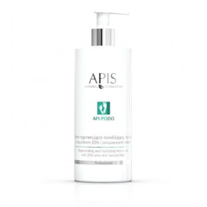 Krem regenerująco-nawilżający do stóp z mocznikiem 20% i jonizowanym srebrem Apis API-PODO 500 ml