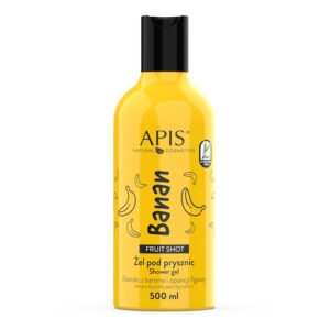 Bananowy żel pod prysznic - Apis Fruit Shot - 500 ml