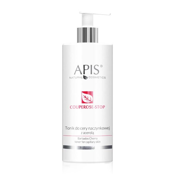 Tonik do cery naczynkowej z acerolą - Apis Couperose-Stop - 500 ml