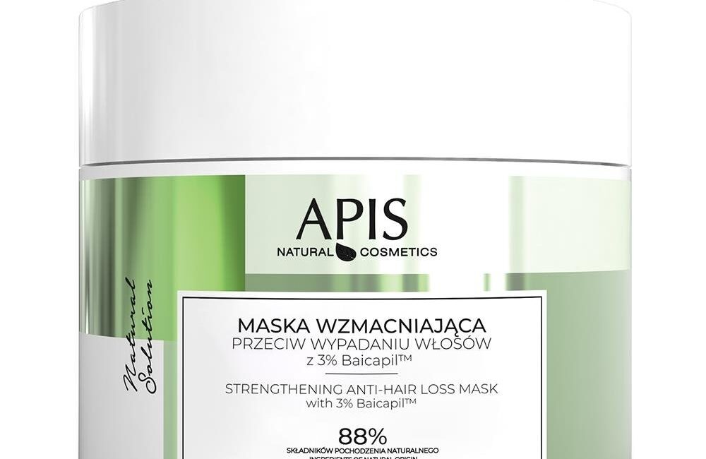 Maska wzmacniająca przeciw wypadaniu włosów Apis Natural Solution 200 ml