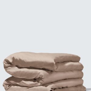 Silky Bamboo Duvet Cover, Taupe