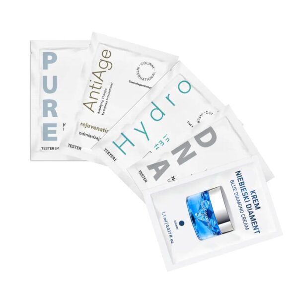 Zestaw próbek produktów - tester - 5 saszetek