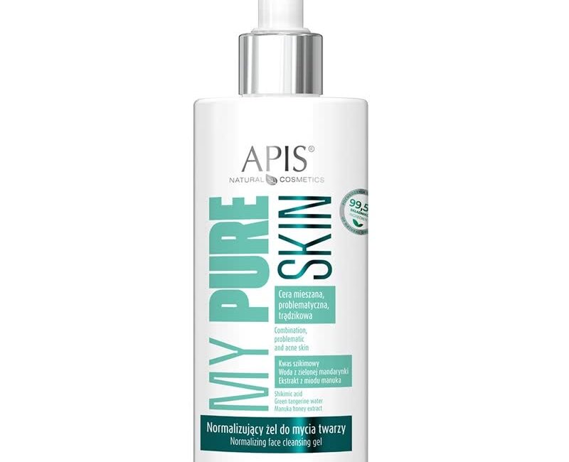Normalizujący żel do mycia twarzy - Apis My Pure Skin - 300 ml