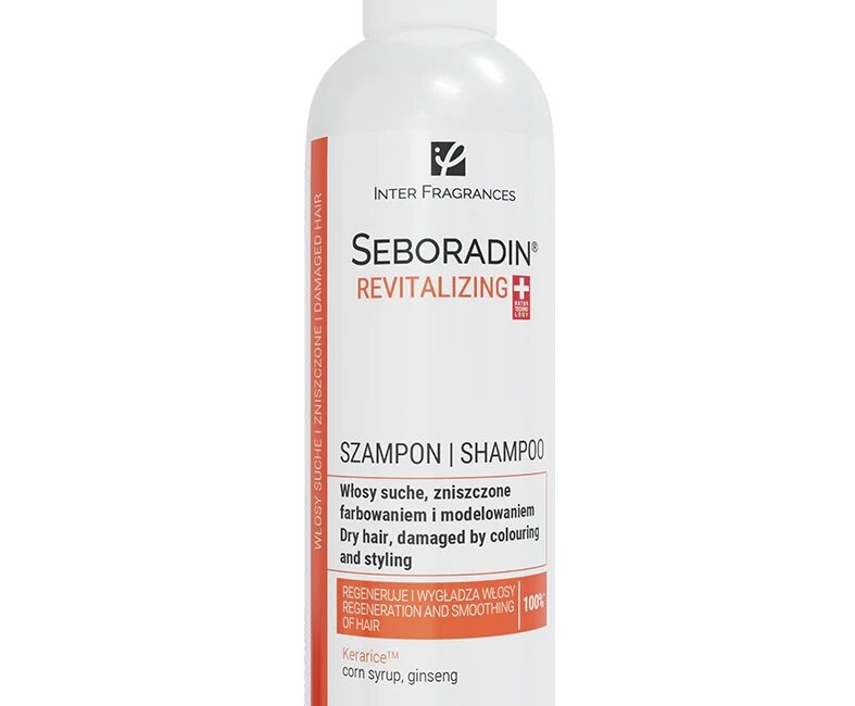 Szampon do włosów suchych, zniszczonych farbowaniem i modelowaniem Seboradin Regenerujący 200 ml