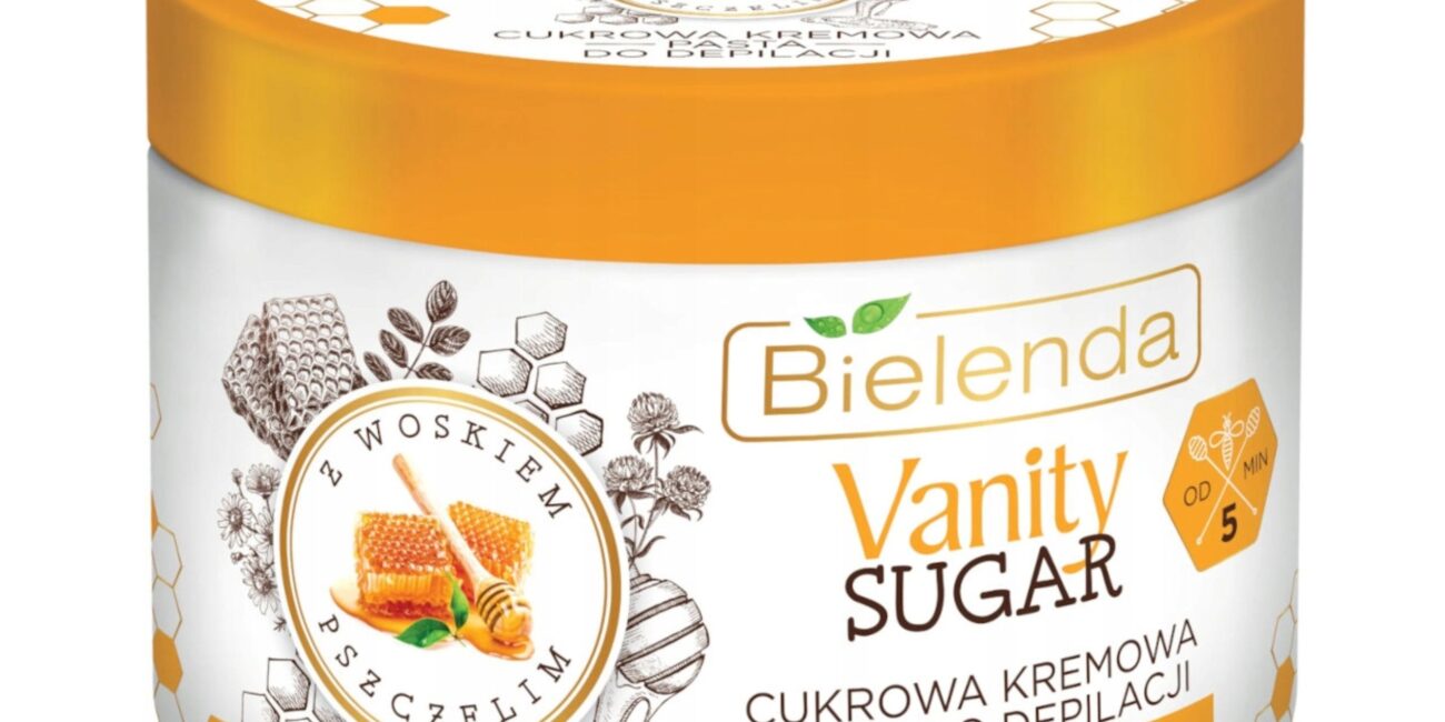 Bielenda Cukrowa kremowa pasta do depilacji z woskiem pszczelim