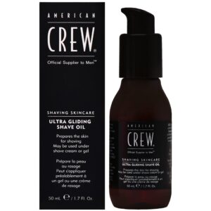 American Crew Ultra Gliding Shave Oil - olejek do golenia zmiękczający zarost, 50ml