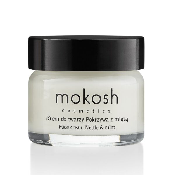 Kojąco-nawilżający krem do twarzy Pokrzywa z miętą - Mokosh - 15 ml