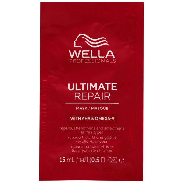Wella Ultimate Repair Mask - regenerująca kremowa maska do włosów zniszczonych, 15ml