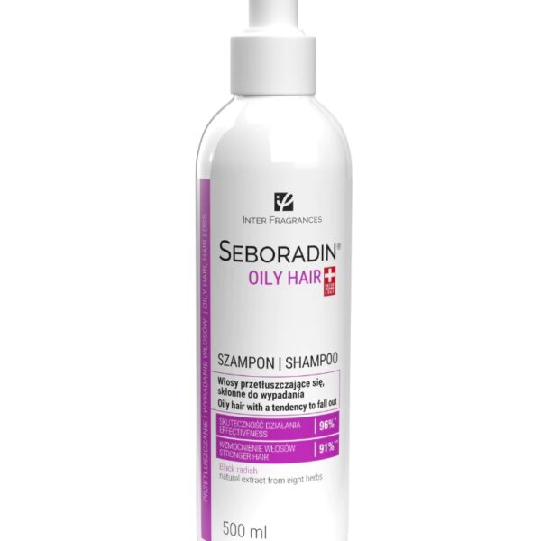 Szampon do włosów przetłuszczających się i skłonnych do wypadania Seboradin Niger Oily Hair 500 ml