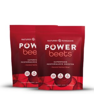 Power Beets 2pak. + Szklana Butelka Gratis - Moc Sproszkowanego Czerwonego Buraka - Zestaw